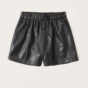 Abercrombie Leather Shorts